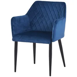 SIT Armlehnstuhl, 2er-Set Dunkelblau