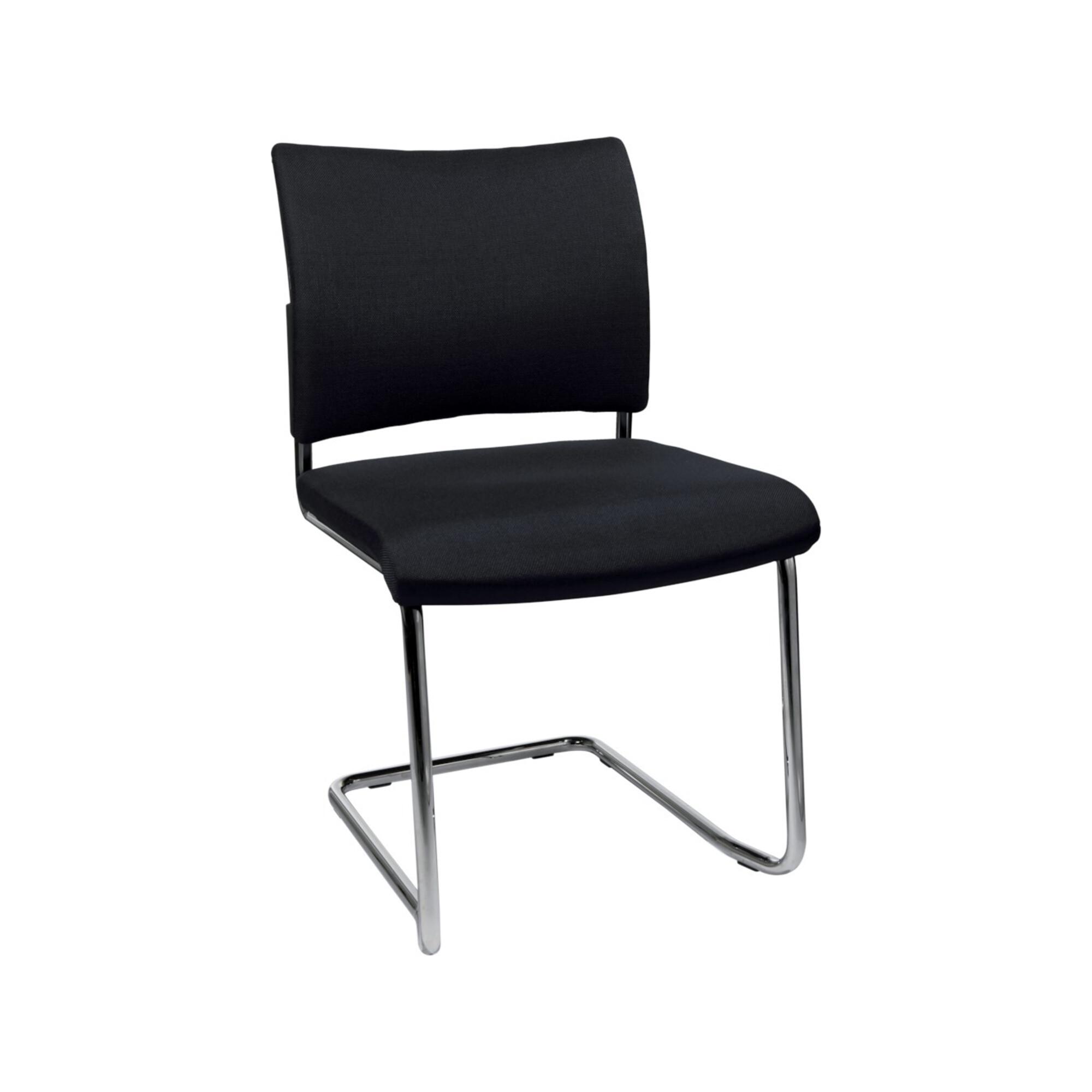 Besucher-Stuhl Visit20 m.Polster,schwarz ; Topstar (NV390G20)