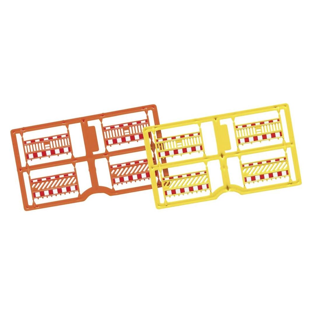 Busch 1108 H0 Barrier Fence Yellow/Orange (1108)
