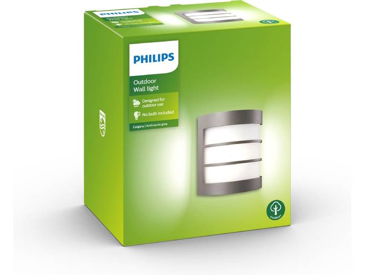 Philips Calgary buitenwandlamp - antraciet