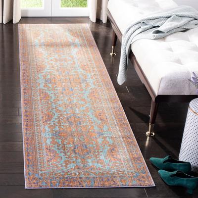 SAFAVIEH Valencia Hyeng Distressed Vintage Boho Oriental Polyester Rug
