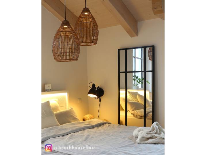 Miroir Swayback - rectangulaire 60 x 160 x 3cm Noir/Noir Fer, thermopoudré 60 x 160 x 3cm