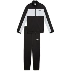 PUMA Polyester Colorblock Trainingsanzug Jungen 01 - PUMA black 128