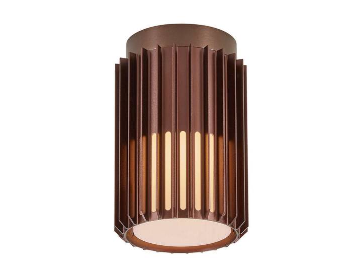 Nordlux Aussendeckenleuchte, Braun, Metall, zylindrisch, 18.8 cm, Lampen & Leuchten, Außenbeleuchtung, Außenleuchten
