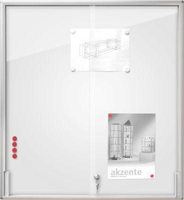 BST Schaukasten MEDIA ST, für innen, ESG-Sicherheitsglas, Schiebetür, Sichtformat 8x DIN A4