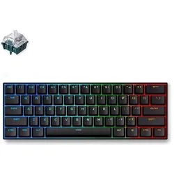 Mchose Ace60-6A (US, Kabelgebunden), Tastatur, Schwarz