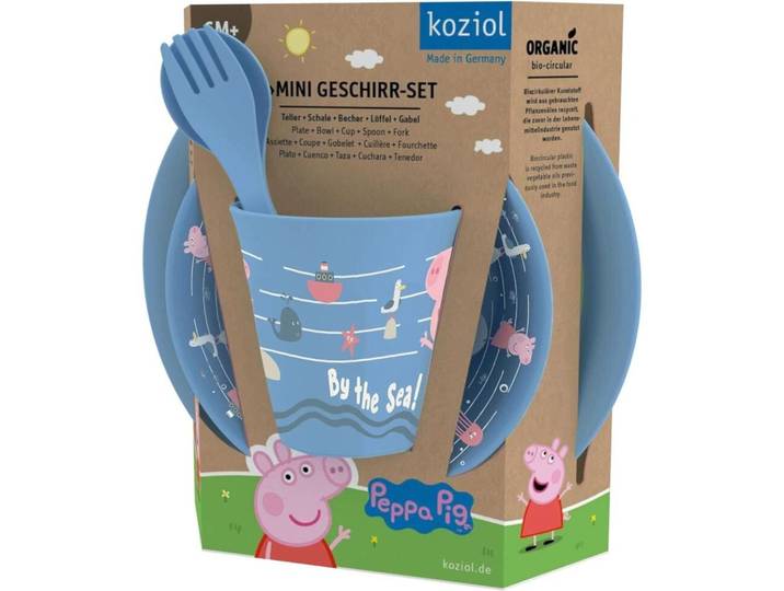 Kindergeschirr-Set Koziol Peppa Pig Kunststoff 5 Stk - Kindergeschirr-Set