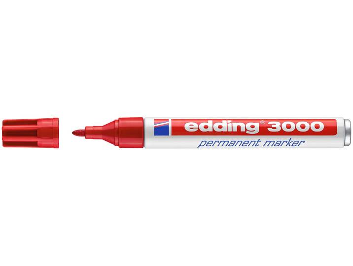 edding Permanentmarker 3000 rot