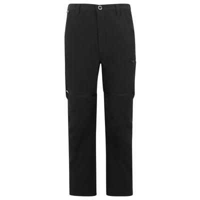 Regatta - Kid's Junior Highton Stretch Zip Off Trousers - Zip-Off-Hose Gr 3-4 Years schwarz