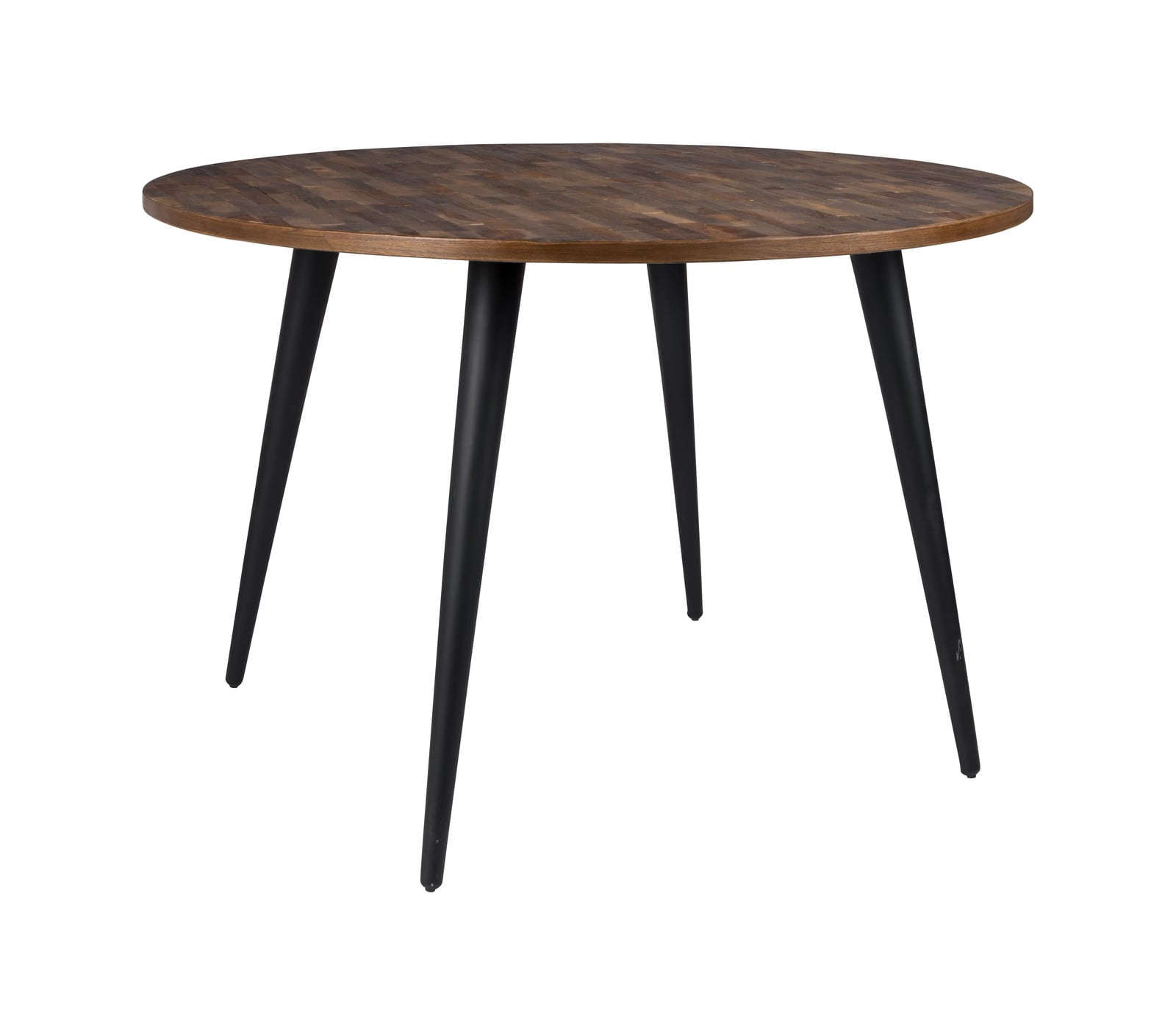 ZILT Industriële Ronde Eettafel Manny 110 cm - Hout