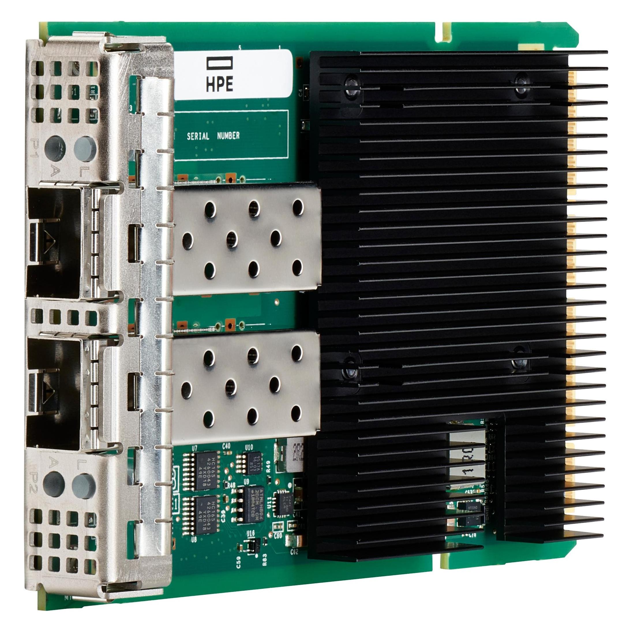 HPE E Broadcom BCM57412, Ethernet 2-port, SFP+, OCP3, Adapter (Mini PCI Express) (P26256-B21)