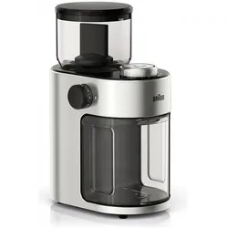 Braun KG7070, Kaffeemühle, Schwarz, Silber, Transparent