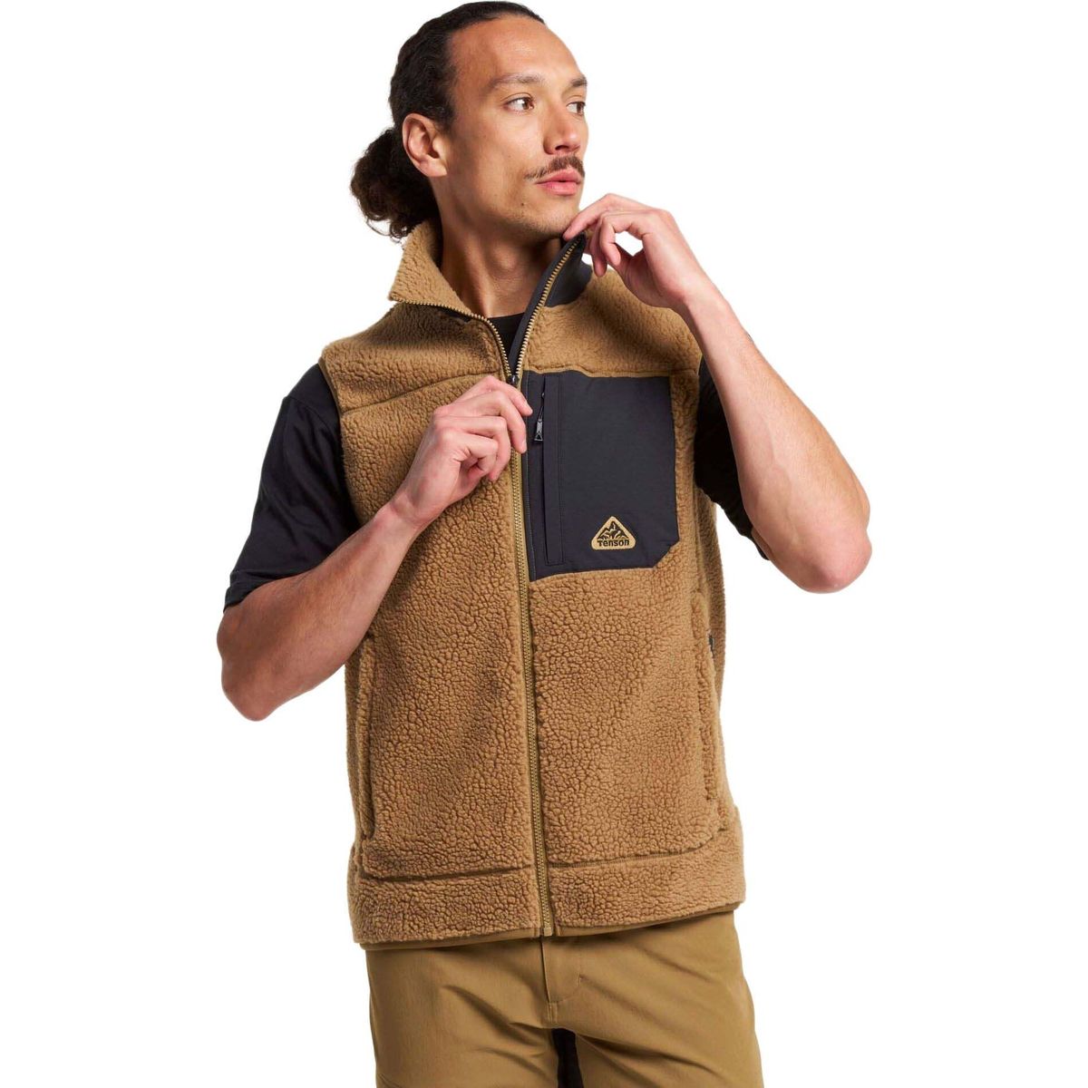 Tenson Himalaya Pile Vest Men light brown (835) M 465018160-835-5