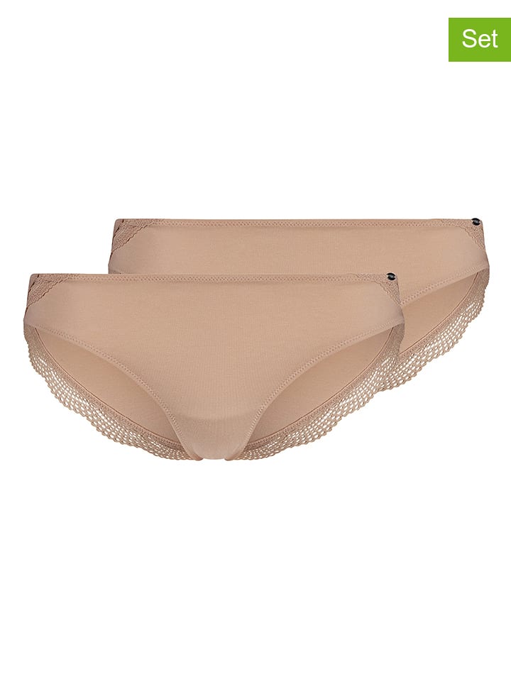 Skiny 2er-Set: Slips in Beige - 36
