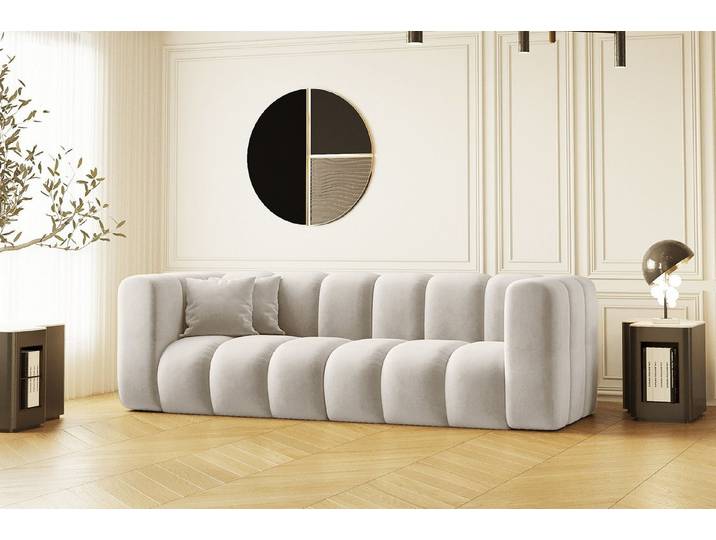 Kaiser Möbel Sofa Couch, Dreisitzer Grand Modular Stoff Salvador und Haga, Bequem, modular, viele Farben