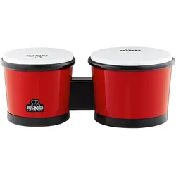 Nino Percussion 6 1/2" & 7 1/2" ABS Bongo, Red - Bongo