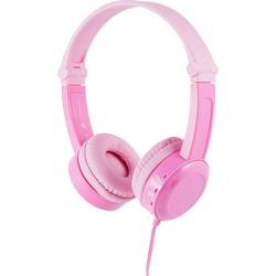 onanoff Travel On Ear Headset kabelgebunden Pink Faltbar, Headset, Lautstärkebegrenzung Kinder BP-TRAVEL-PINK