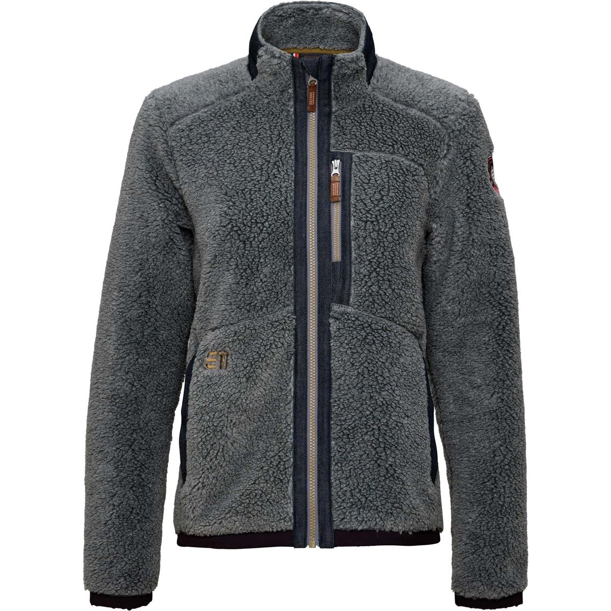 Elevenate Women Glacier Pile Jacket rock (001) M 477-24001004