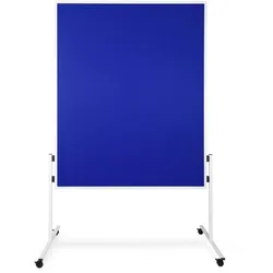 Office Marshal Moderationstafel mit Rollen   Doppelseitig   150 x 120 cm   Filz