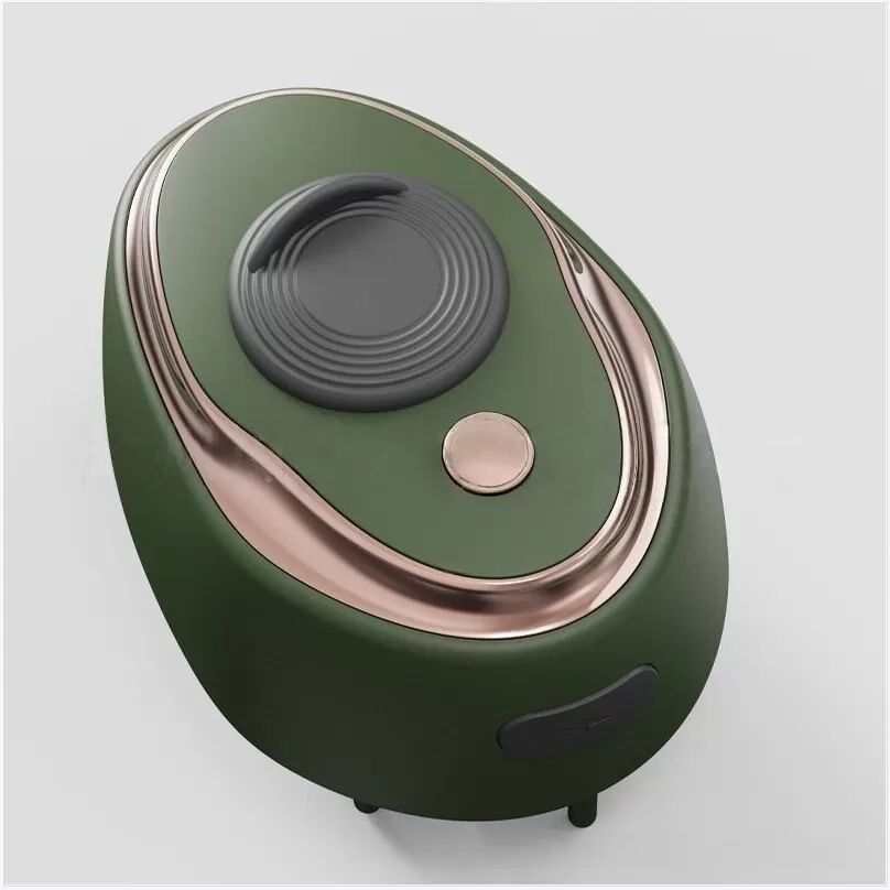 INF Multifunktionaler elektrischer Kopfhautmassagekamm für Haarwachstum & Entspannung Grün