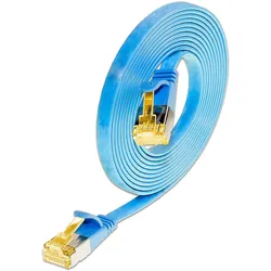 2x Wirewin Slim Patchkabel: U/FTP, 7.0m, blau (U/FTP, CAT6a, 7 m), Netzwerkkabel