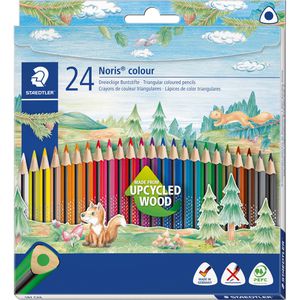Staedtler Buntstifte Noris Colour, 187 C24, farbig sortiert, 24 Stück