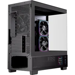 Einarex EXCS-SM-51DR-B, PC Gehäuse, Schwarz