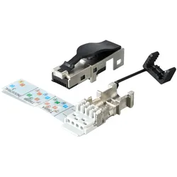 DAT 417523 - RJ45 Stecker IP20 Cat.6a - geschirmt