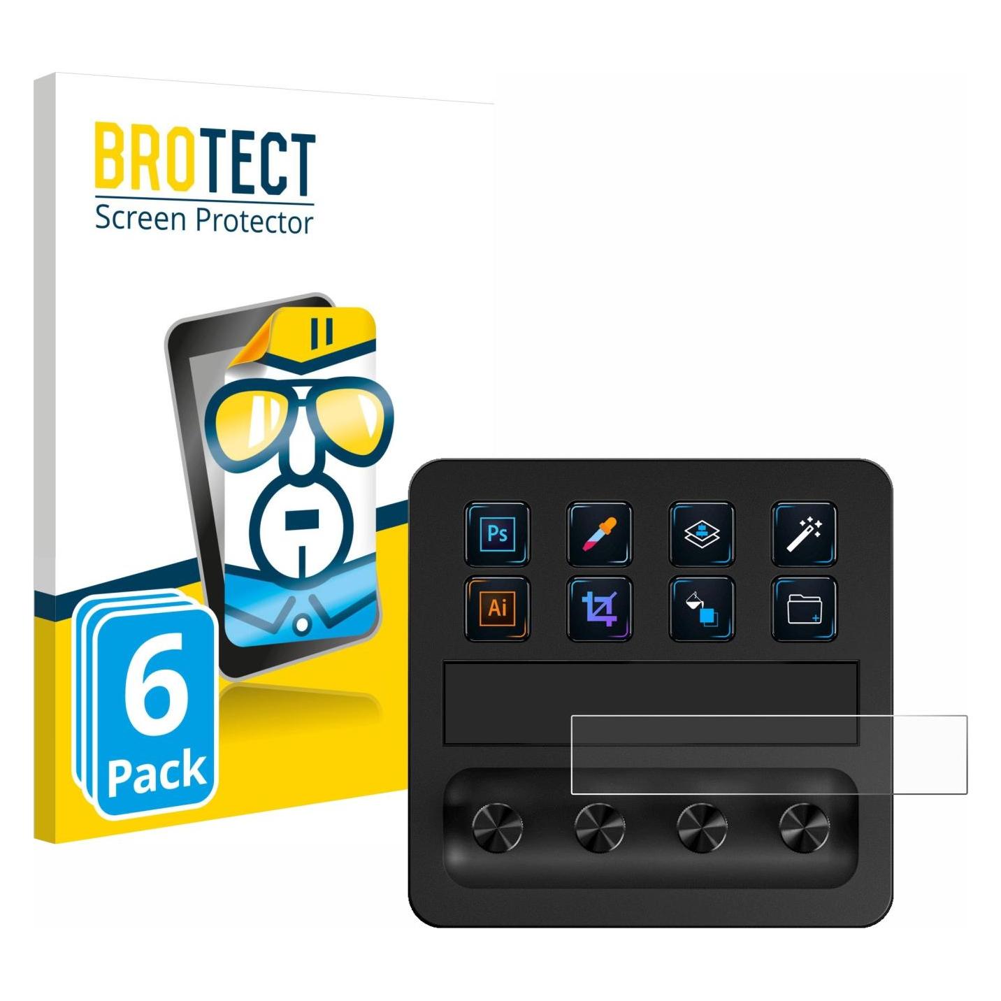 Brotect Schutzfolie für Elgato Stream Deck + Displayschutz Displayschutzfolie Folie Klar Transparent (4250917)