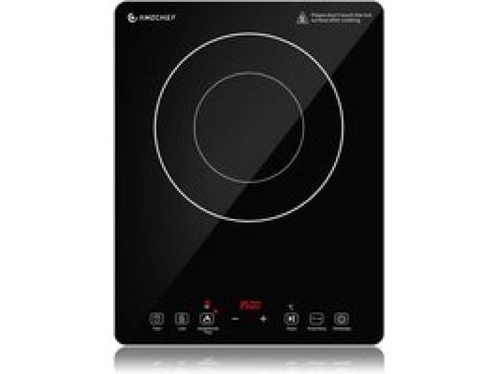 3500W Plaque À Induction Plaque Induction Portable Avec Double Anneau 9 Niveaux De Puissance Et De Température Verrouillage De Séc
