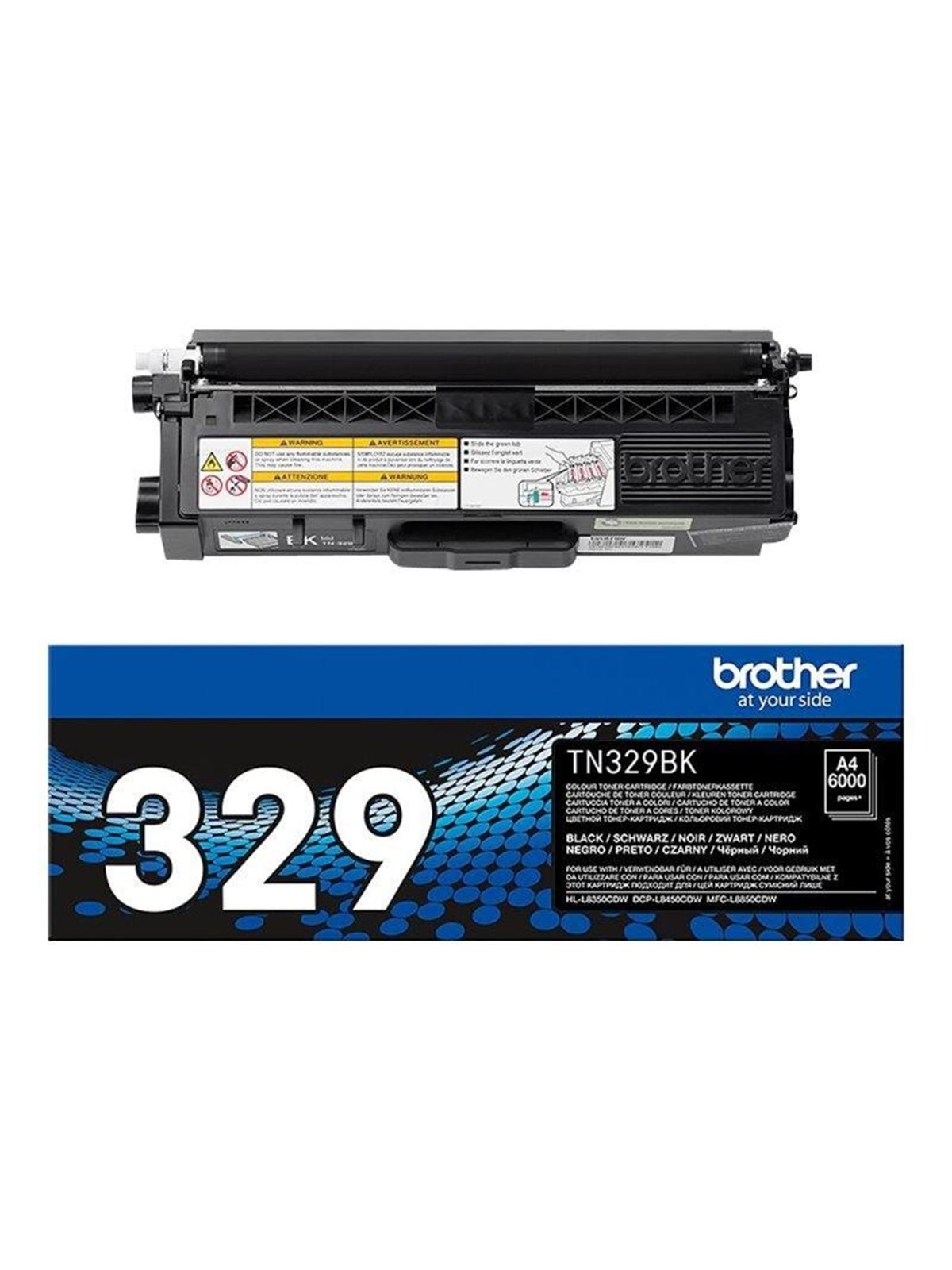 Brother TN329BK / TN 329BK - Black Toner - Tonerpatrone Schwarz