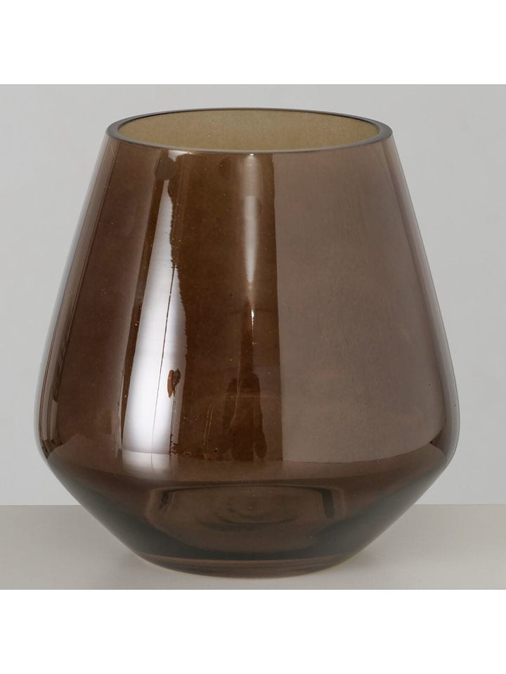 Boltze Windlicht "Marolo" in Braun - (H)15 x Ø 15 cm - onesize