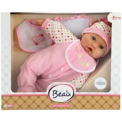 Toi-Toys 02021Z - BEAU Babypuppe 40cm mit Flasche+Lätzchen (zufällige Auswahl)
