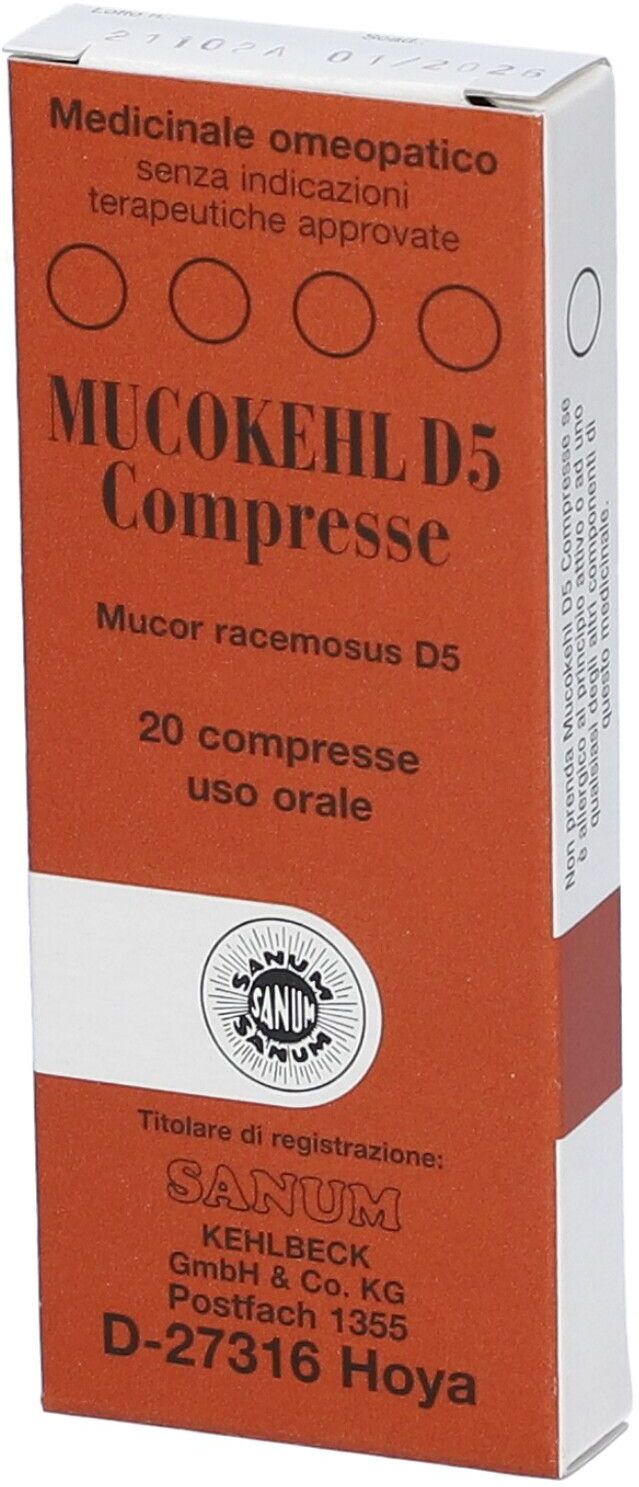 Mucokehl D5 20Cpr Sanum