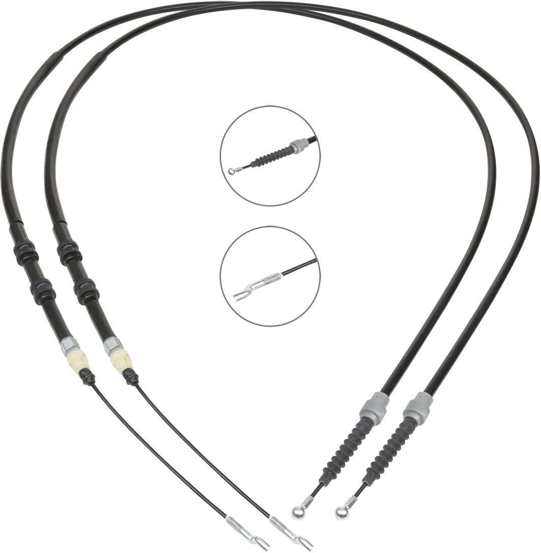 RIDEX 124C1212 Handbrake cable