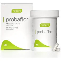 NUPURE probaflor Kapseln mit 11 Bakterienkulturen & Inulin 90 St