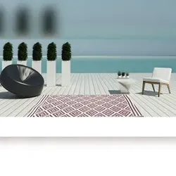 Jet-Line Gartenteppich Kunststoffteppich Austin braun 150x240cm