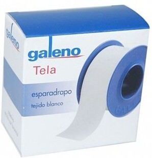 Galeno Plaster White Fabric for Wounds 2.5 cm x 5 m