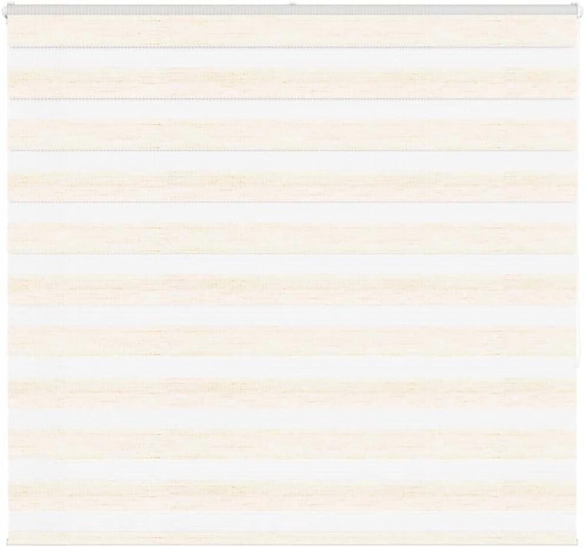 Zebra rolgordijn duo paneelgordijn beige marmer breedte: 100 cm