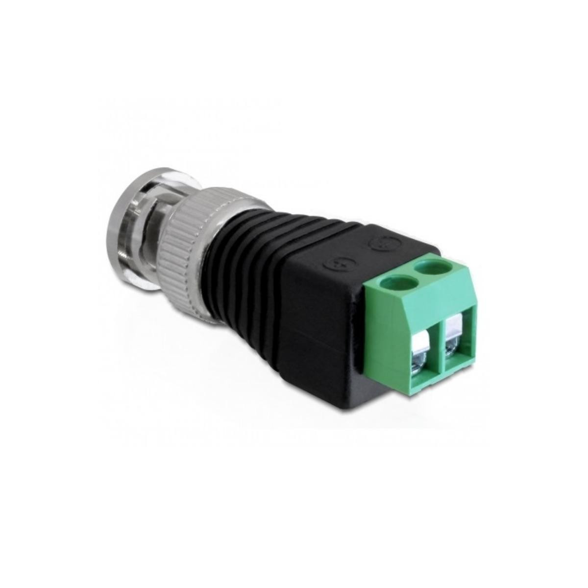 Delock adapter BNC-connector naar klemmenblok met 2 polen