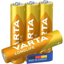 VARTA BATTERIE LONGLIFE AAA BLISTER 4