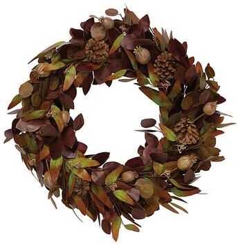Mixed Pinecone & Eucalyptus Wreath - Ballard Designs
