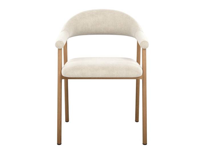 Stuhl Nordi Creme/Hellbraun B: 56cm
