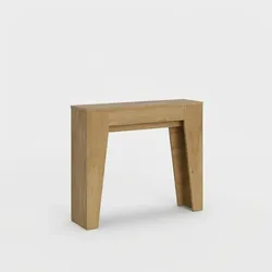 Itamoby Ausziehbare Konsole 90x25/181 cm schmale Natureiche