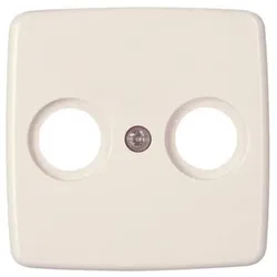 Kopp 339301188 AbdeckungAntStd.2-fach RIVO creme