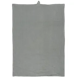 IB Laursen Geschirrtuch Freja aus Leinen und Baumwolle, 70 x 50 cm, smoke