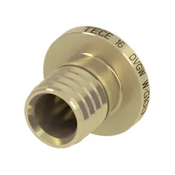 Tece flex Endstopfen Dim. 16, Standard Messing, 765116 765116