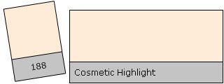 Lee Filter Roll 188 Cosm.Highlight Cosmetic Highlight