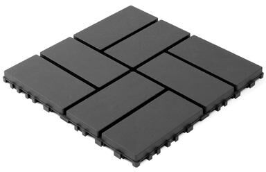 Kodotan sofa Plastic Interlocking Decking Tiles, 44 Packs Of Terrace Decking Tiles, 12 Inches X 12 Inches Waterproof For All-Weather Use