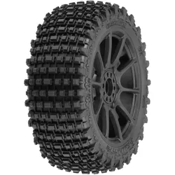Proline GLADIATOR M2 (MEDIUM) AUF FELGE MACH10 SCHWARZ V/H 1/8 OFFROAD